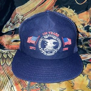 Vintage NRA 125 yr anniversary snapback hat